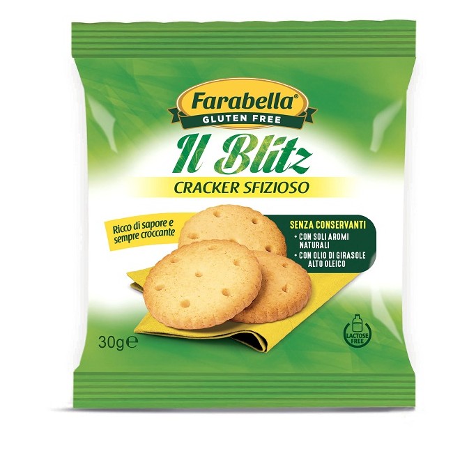 Bioalimenta Farabella Gluten Free Il Blitz Cracker Sfizioso Senza Lattosio 30 G