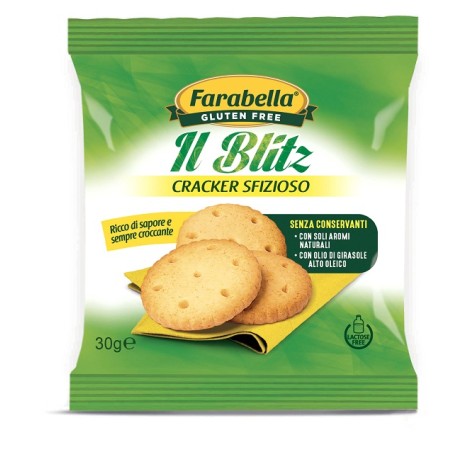 Bioalimenta Farabella Gluten Free Il Blitz Cracker Sfizioso Senza Lattosio 30 G