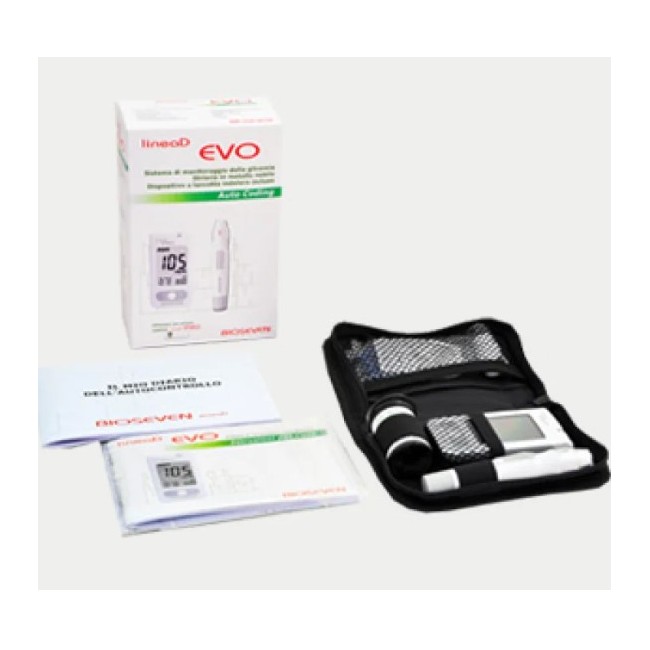 Bioseven Glucometro Linea D Evo Kit