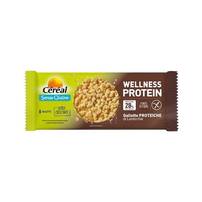 Nutrition & Santè Cereal Wellness Protein Gallette Proteiche Di Lenticchie Gusto Naturale 70 G