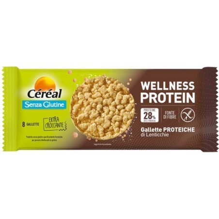 Nutrition & Santè Cereal Wellness Protein Gallette Proteiche Di Lenticchie Gusto Naturale 70 G