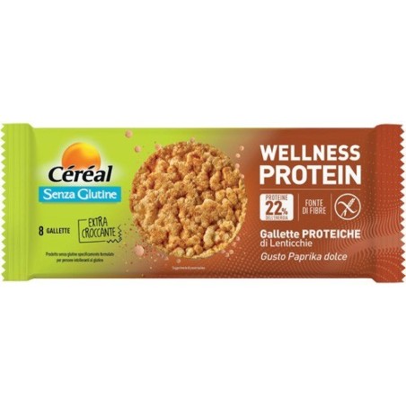 Nutrition & Santè Cereal Wellness Protein Gallette Proteiche Di Lenticchie Gusto Paprika Dolce 82 G