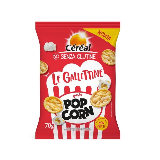 Nutrition & Santè Cereal Gallettine Gusto Pop Corn 70 G