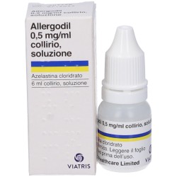 Collirio antistaminico da 10 ml Allergodil 0,5 Mg/ml