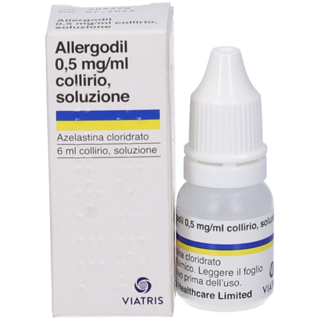 Collirio antistaminico da 10 ml Allergodil 0,5 Mg/ml