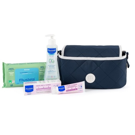 Laboratoires Expanscience Mustela Organizer Passeggino Salviette+fluido+pasta