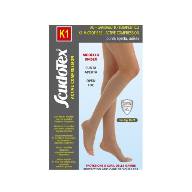 Luropas Scudotex Gambaletto Microfibra K1 Aperto Beige 6 1 Pezzo