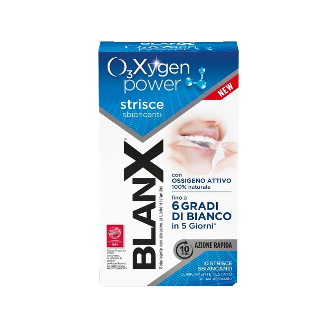 Coswell Blanx Strisce Sbiancamento Denti 10 Pezzi