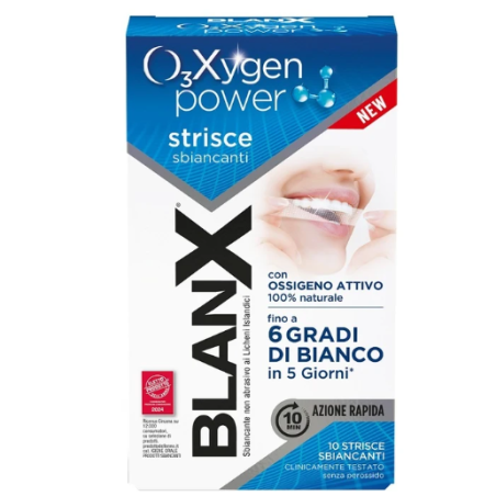 Coswell Blanx Strisce Sbiancamento Denti 10 Pezzi