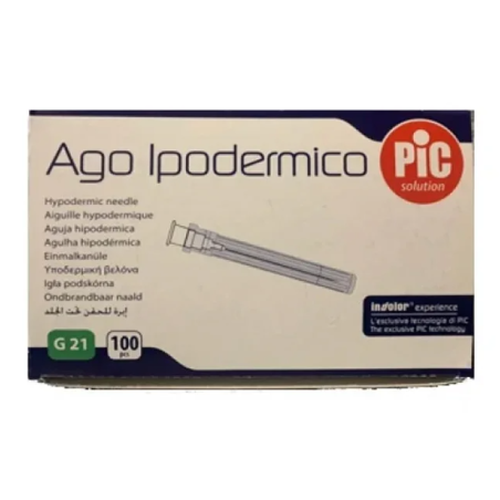 Pikdare Ago Ipodermico Pic Gauge 21 1 100 Pezzi