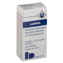 Collirio disinfettante da 10 ml Lacrisol 0.0045% + 0.5 %