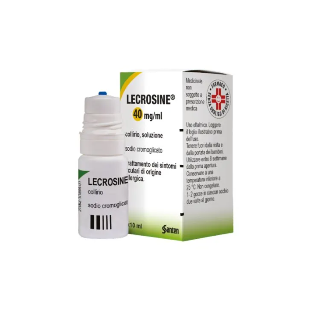 Collirio antistaminico da 10 ml Lecrosine 40 Mg/ml