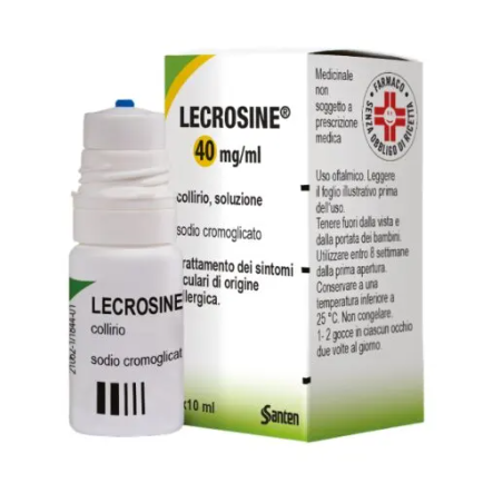 Collirio antistaminico da 10 ml Lecrosine 40 Mg/ml