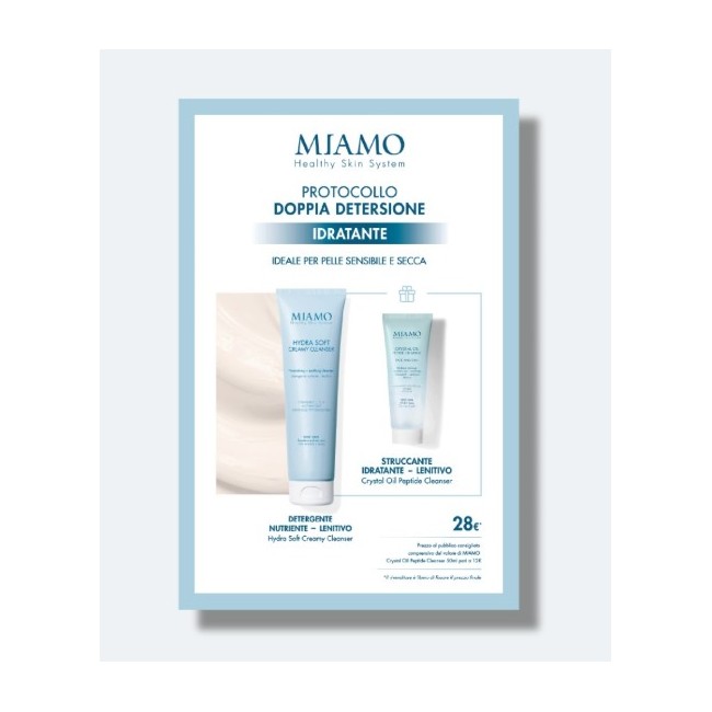 Cofanetto doppia detersione Miamo protocollo idratante 150+50ml