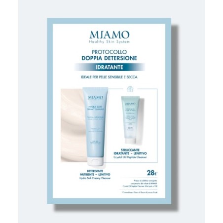 Cofanetto doppia detersione Miamo protocollo idratante 150+50ml
