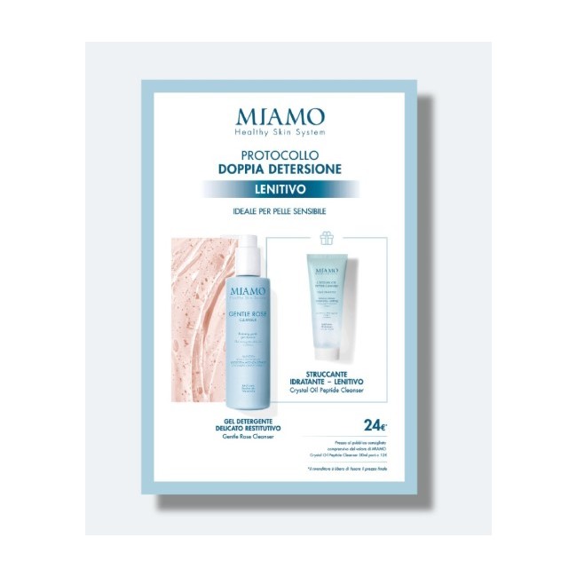 Cofanetto doppia detersione Miamo protocollo lenitivo 250+50ml