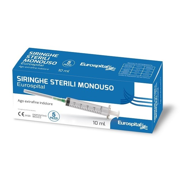 Eurospital Siringa Monouso 10 Ml 5 Pezzi