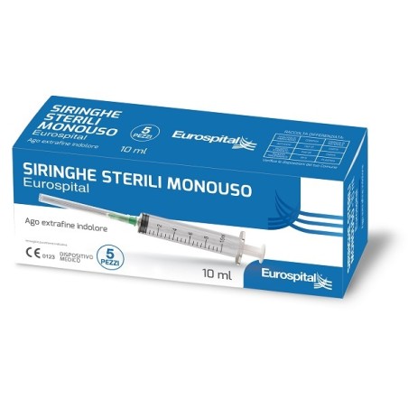 Eurospital Siringa Monouso 10 Ml 5 Pezzi