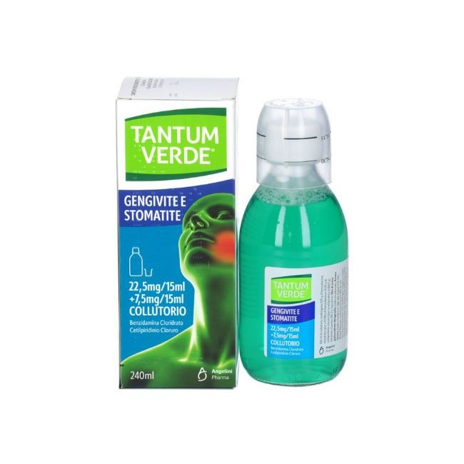 flacone 120 ml tantum verde gengiviti e stomatiti