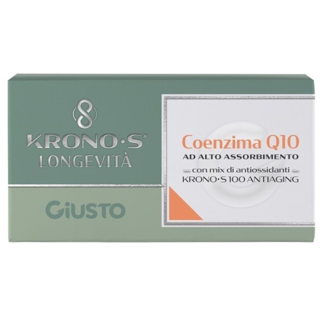 Farmafood Giusto Coenzima Q10 Kronos Ad Alto Assorbimento 20 Compresse