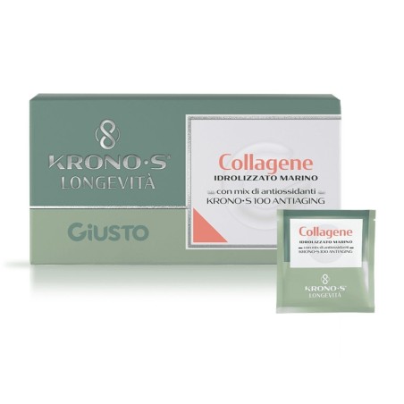 Farmafood Giusto Collagene Kronos Idrolizzato Marino 10 Bustine