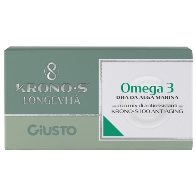 Farmafood Giusto Omega 3 Kronos Dha Da Alga Marina Veg 10 Bustine