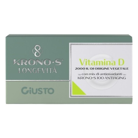 Farmafood Giusto Vitamina D Kronos Origine Vegetale 30 Compresse