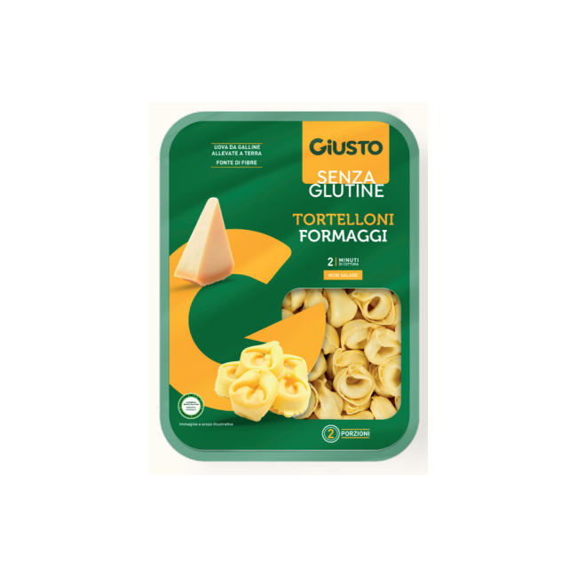 Farmafood Giusto Senza Glutine Tortelloni Formaggi 250 G