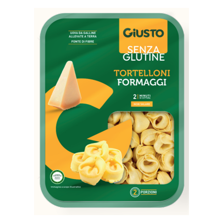 Farmafood Giusto Senza Glutine Tortelloni Formaggi 250 G