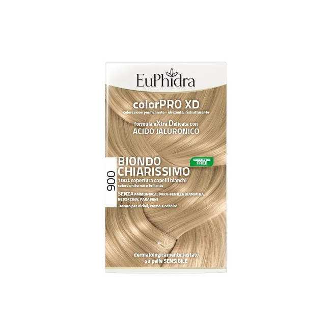 Zeta Farmaceutici Euphidra Abbinata Colorpro Xd 900 Biondo Chiarissimo 1 Gel Colorante 50 Ml + 1 Base Attivante 50 Ml + 1 Balsam