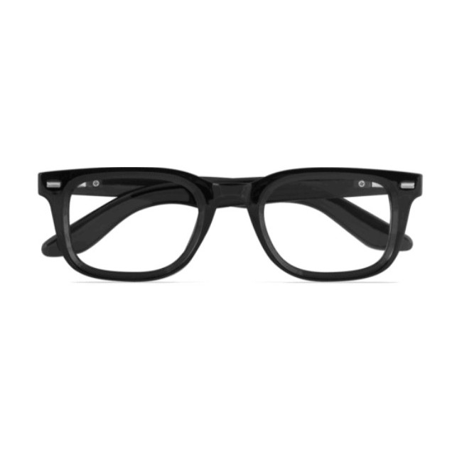 Mast Industria Italiana Occhiale Da Lettura Twins Platinum Kilimangiaro Nero +2,00