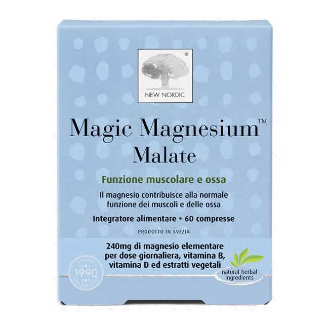 New Nordic Magic Magnesium Malate 60 Compresse