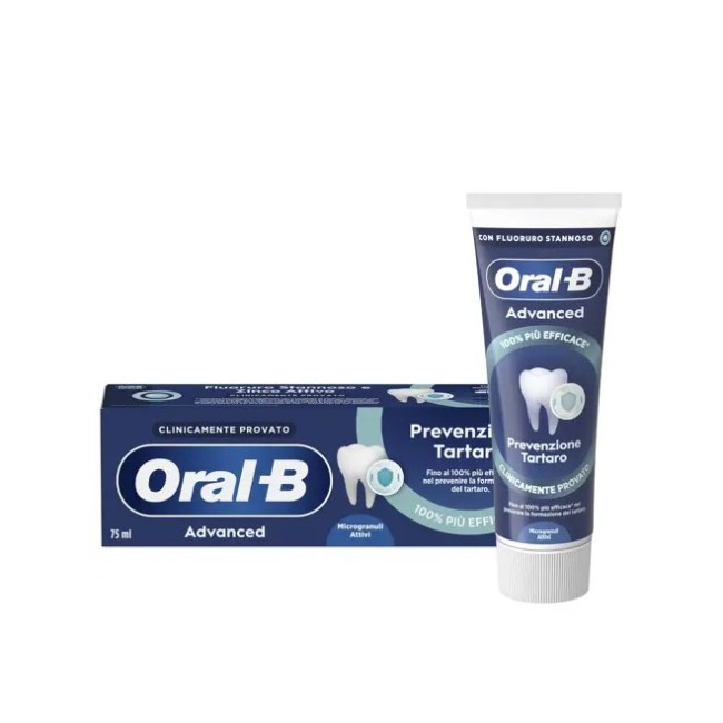 Procter & Gamble Oralb Advanced Prevenzione Tartaro Microgranuli Attivi 75 Ml