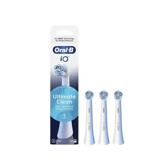 Procter & Gamble Oralb Power Refill Io Ultra Clean White 3 Pezzi