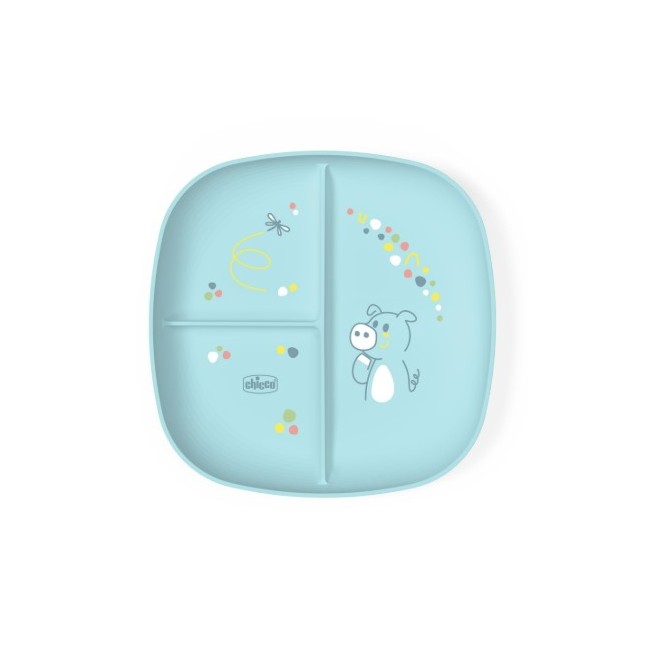 Chicco Piatto Porzionato 18m+ Azzurro