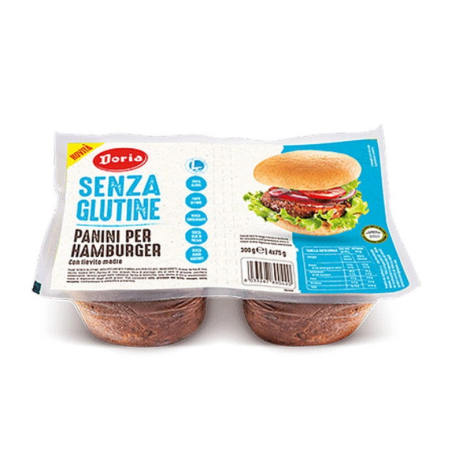 Alpipan Doria Panini Hamburger 4x75 G