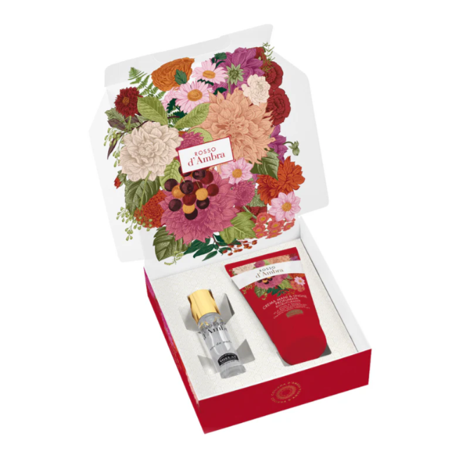 Helan Rosso D'ambra Cofanetto Crema Mani 50 Ml + Eau De Parfum 10 Ml