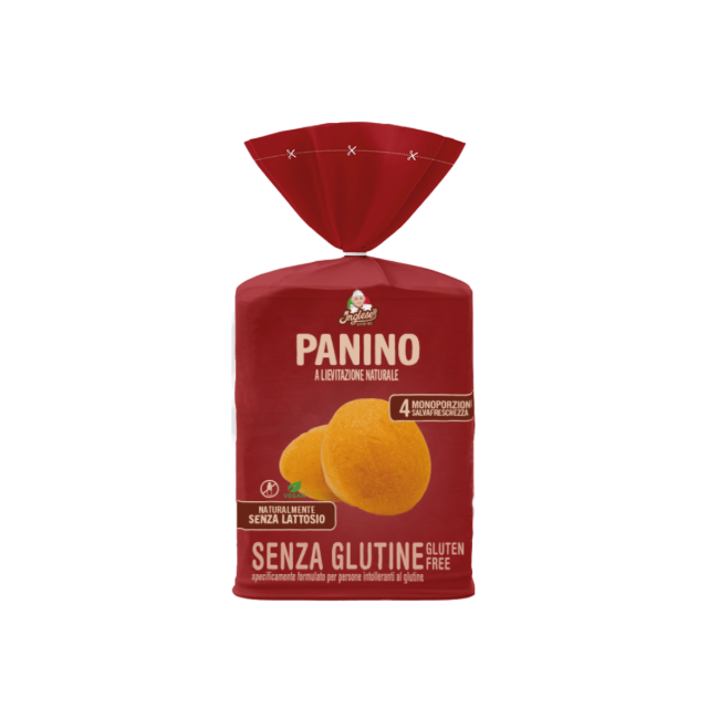 Gaia Inglese Panino Bianco 4 Pezzi