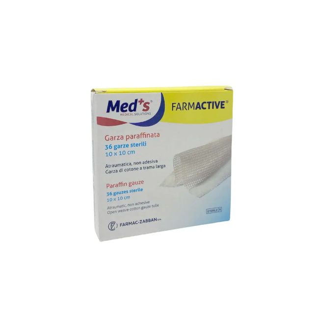 Farmac-zabban Garza Meds Farmactive Paraffinata Sterile 10x40 Cm