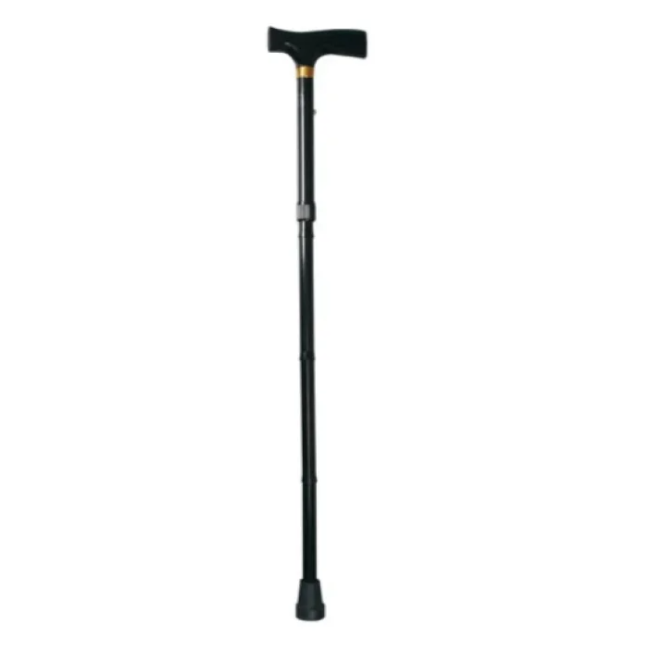 Moretti Mopedia Bastone Alluminio Impugnatura Morbida Nero