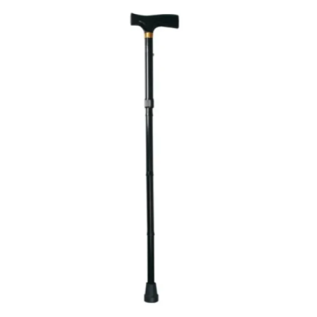 Moretti Mopedia Bastone Alluminio Impugnatura Morbida Nero