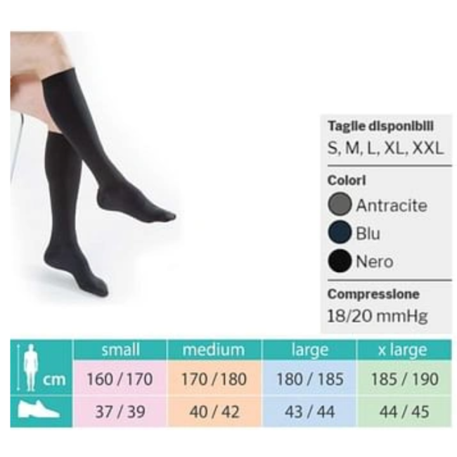 Ca-mi Kamila Gambaletto Melange Kl 1 Regolar Punta Chiusa Taglia Xl