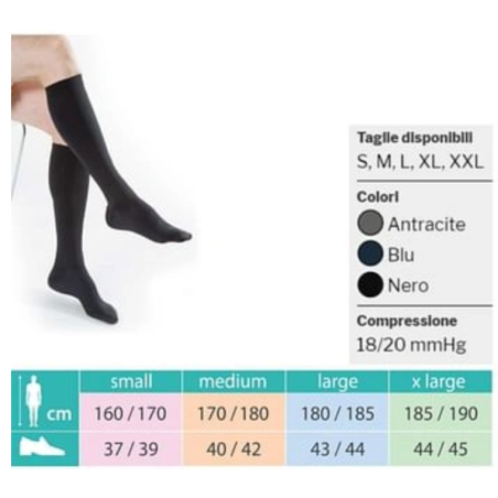 Ca-mi Kamila Gambaletto Melange Kl 1 Regolar Punta Chiusa Taglia Xl