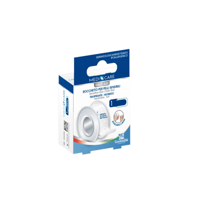 Gammadis Farmaceutici Rocchetto Tela Bianco Plus 500x2,5 Cm