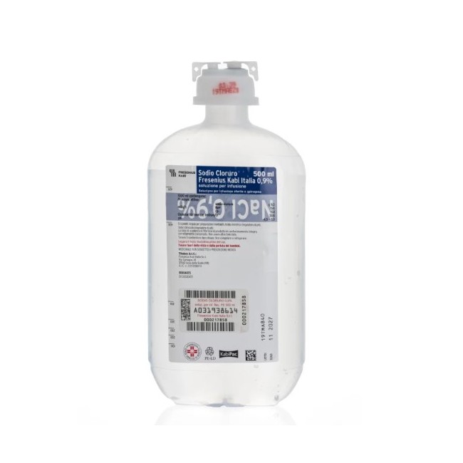 Sodio Cloruro Fresenius Kabi Italia Soluzione Per Infusione 500 ml