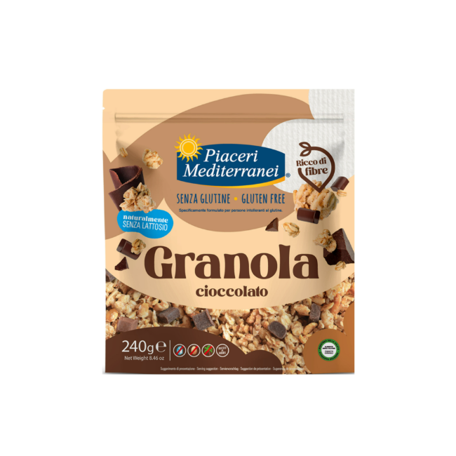 Eurospital Piaceri Mediterranei Granola Cioccolato 240 G