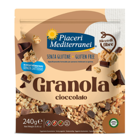 Eurospital Piaceri Mediterranei Granola Cioccolato 240 G