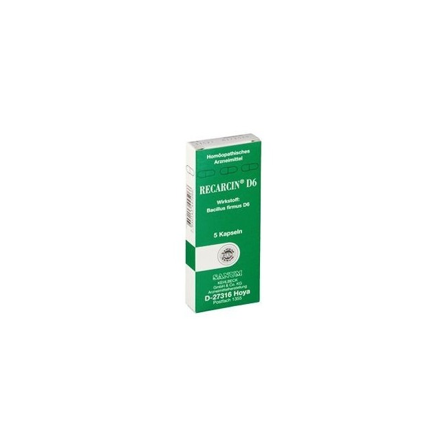 Sanum-kehlbeck Recarcin D6 5 Capsule Sanum