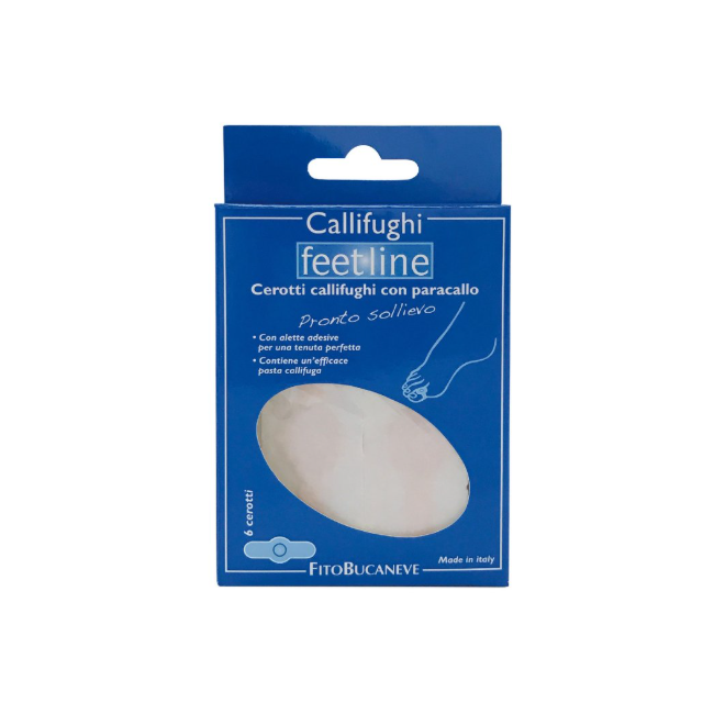 Fitobucaneve Cerotto Callifugo Feetline Con Paracalli 6 Pezzi