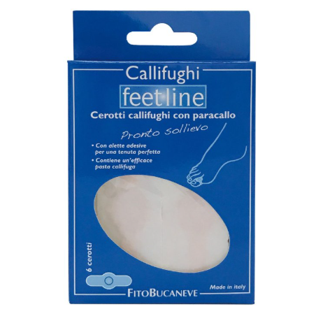 Fitobucaneve Cerotto Callifugo Feetline Con Paracalli 6 Pezzi